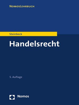 cover image of Handelsrecht